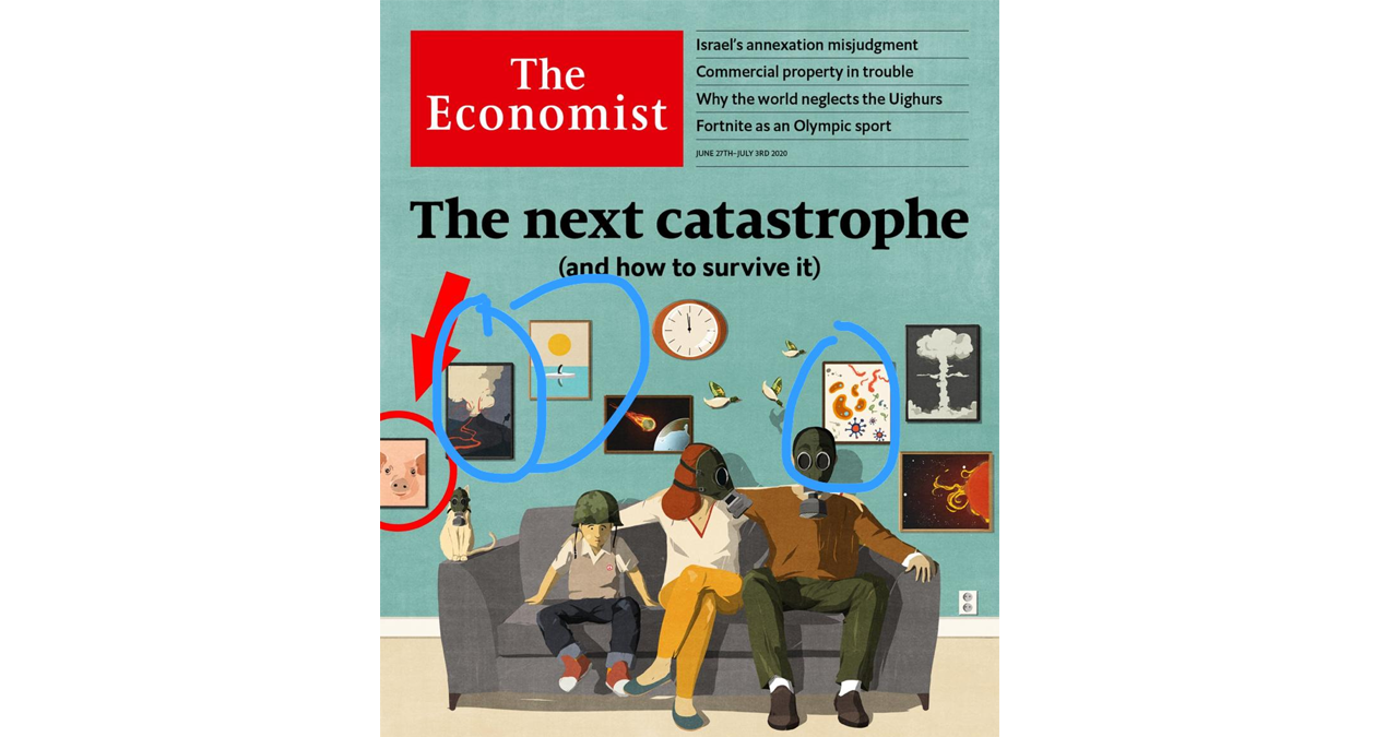 La nueva portada de The Economist con predicciones catastróficas