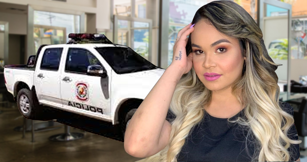 Lisandry la mujer tuneada que terminó desfilando en la comisaría.