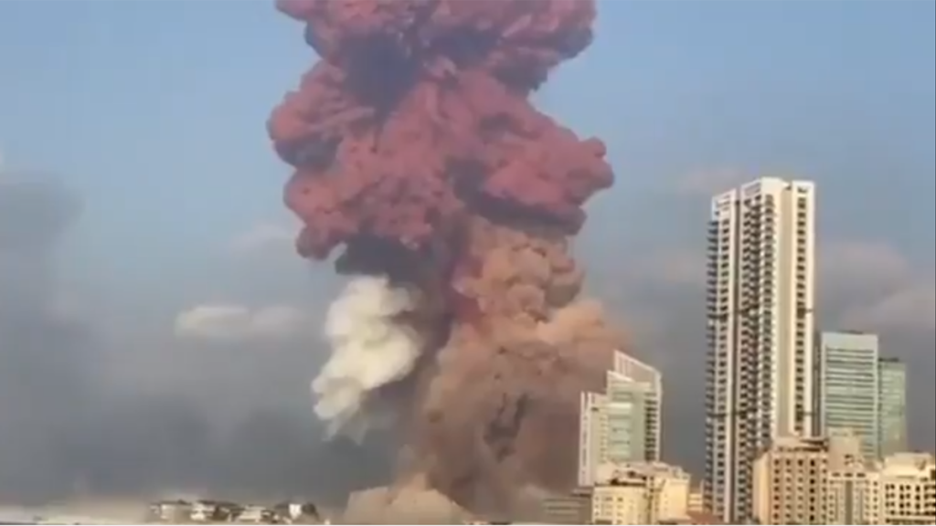 explosion en libano