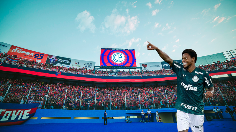 Luiz Adriano a Cerro Porteño. Jugaría la Libertadores por el Ciclón